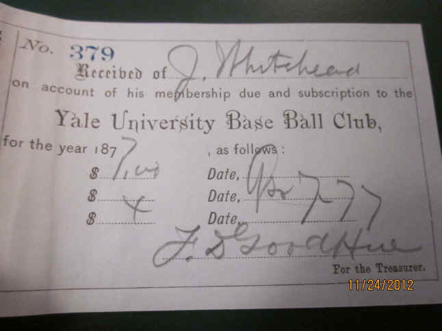Whitehead Receipt for baseball game.jpg (134033 bytes)